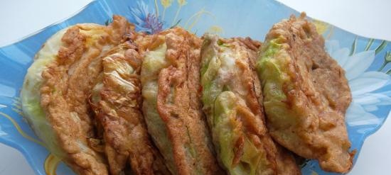 Early cabbage in rye batter (+ video)
