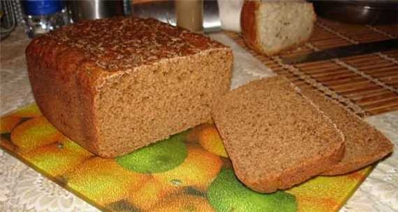 Rye bread in a bread maker