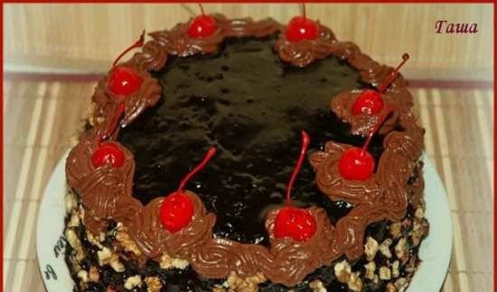 Chocolate cake "Kusi or Hormone of happiness" (oven, slow cooker)