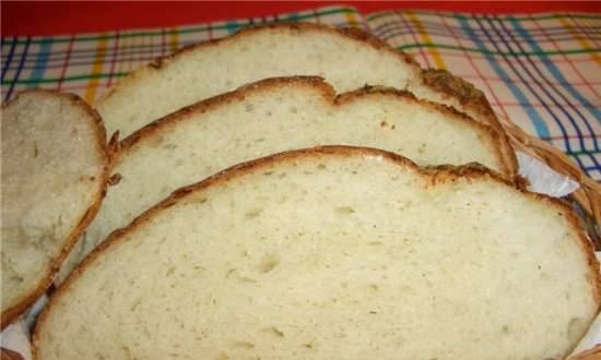 Wheat potato bread with cheese (oven)