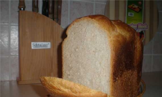 Panasonic SD-255. White toast bread