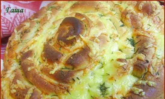 Bread "Rose with cheese"