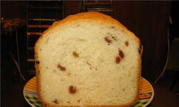 Bork. White bread with raisins