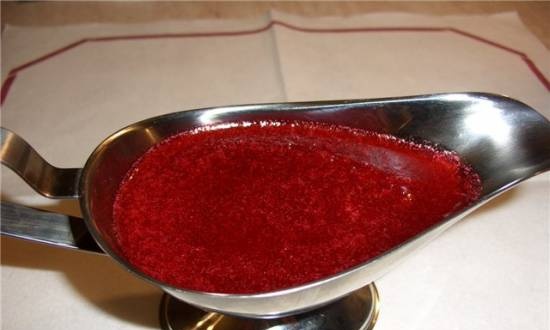 Lingonberry sauce