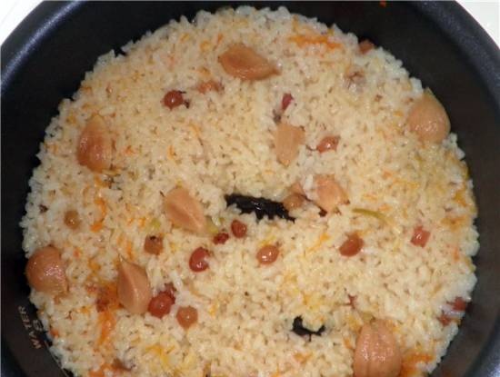 Pilaf with chicken and prunes (DEX-50)