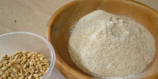How to grind cereals into flour?