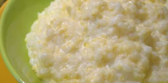 Millet and rice porridge in oursson pressure cooker