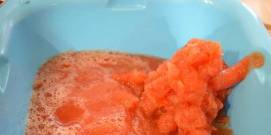 Natural Italian passata tomato puree from pulp tomato (for every day and preservation)