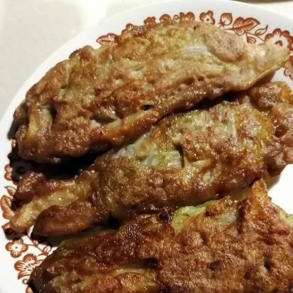 Early cabbage in rye batter (+ video)