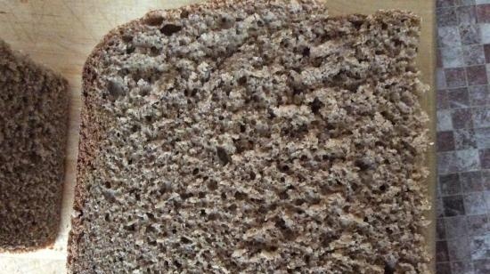 לחם שיפון: שני מתכוני לחם שיפון (יצרנית לחם)