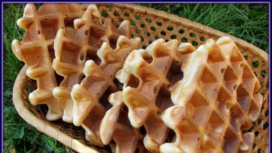 Belgian waffles without eggs