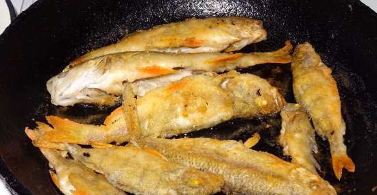 Fried fish, river fish, special catch