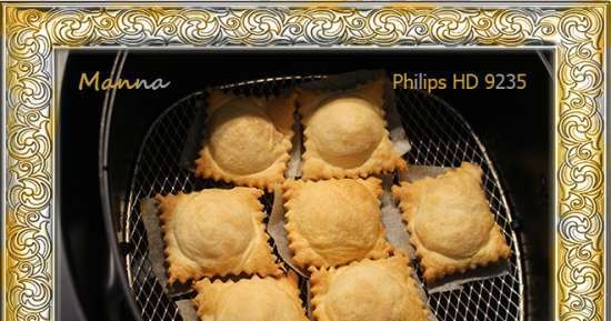 Sweet puff ravioli in the Philips HD9235 Airfryer