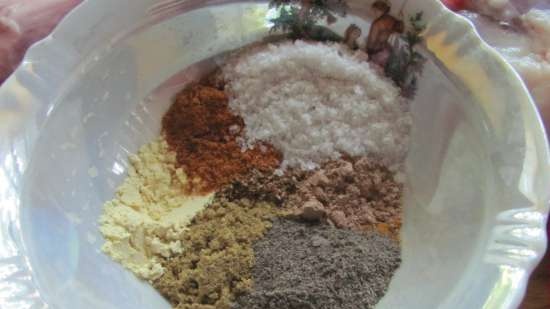 Lamb shoulder in Moroccan spices
