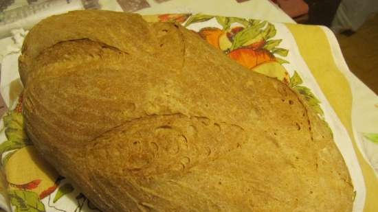 Sourdough wheat bread with spelled flour