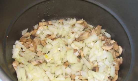 תפוחי אדמה עם שמפיניון בסיר הלחץ קומפורט פי 500