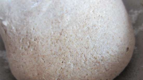 Rye hearth bread 100% sourdough "Without nothing" (oven) (there is a conversion to yeast)