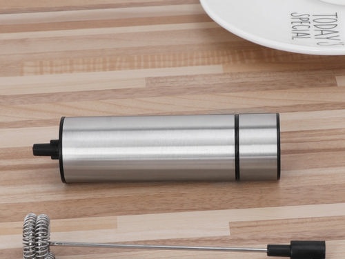 Stainless steel electric milk frother