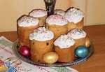 עוגת חג הפסחא על חלמונים (לישת בצק ביצרן לחם)