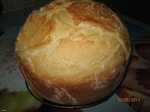 Bread loaf from the pan