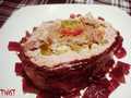 Galantine in red wine jelly