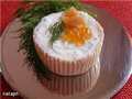 Salmon mousse with dill jelly