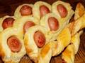 Cheese and Bacon Twist and Puff Pastry Sausages by Lorraine Pascal