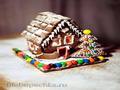 Gingerbread house dough and cookies