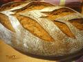 לחם שיפון חיטה (50:50) בבצק קר