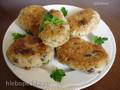 Oat and potato cutlets with mushrooms