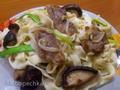 Chinese style pork noodles