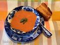 Tomato Basil Soup (Stationary Blender Soup Moulinex)