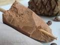 Chocolate ice cream Praline cream