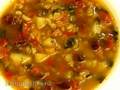 Italian soup with bean mix