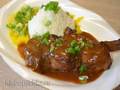 Stewed meat with sweet and sour wine gravy in Oursson MP5005 pressure cooker