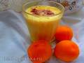 Yellow tomato lassi with apricot and sumac