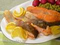 Salmon trout (in sweet and salty marinade), fried or baked