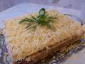 עוגת חטיף נפוליאון במילוי דגים