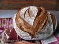 Wheat rye bread with fruit yeast
