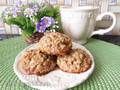 Fast oat-rye biscuits Diet (no butter and eggs) with seeds