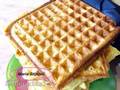 Lean waffles with almonds (grilled Steba PG 4.4)