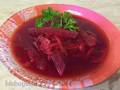 Lean soup Beetroot with Chickpea (multicooker Bork U600)