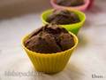 Lean chocolate muffins with buckwheat flour