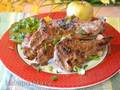 Natural lamb cutlet on the bone, marinated in yoghurt (grill pan)
