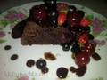 Chocolate pie with berries (multicooker Polaris 0529)