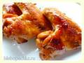 Chicken wings caramelized in Baikal soda or Coca-Cola
