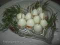 Stuffed quail eggs