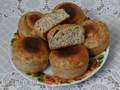 Cottage cheese muffins with poppy seeds and whole grain flour