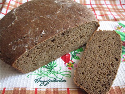 Rye molded bread with sourdough
