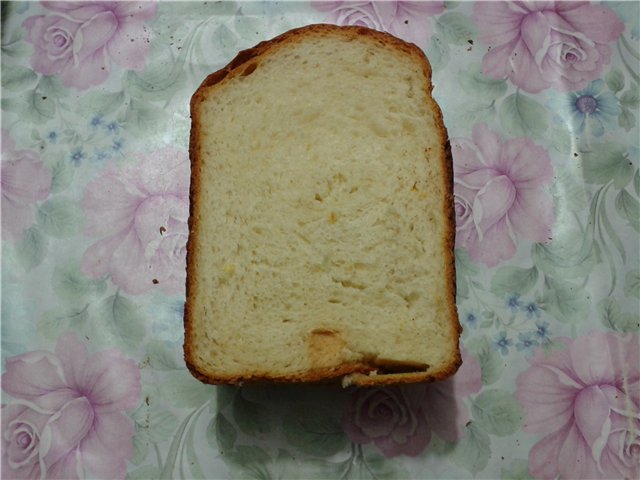 Very soft white bread (bread maker)